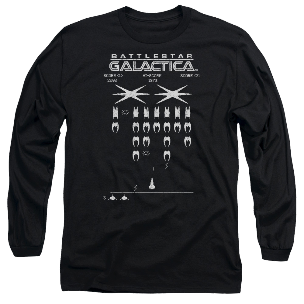 Battlestar Galactica Galactic Invaders - Men's Long Sleeve T-Shirt