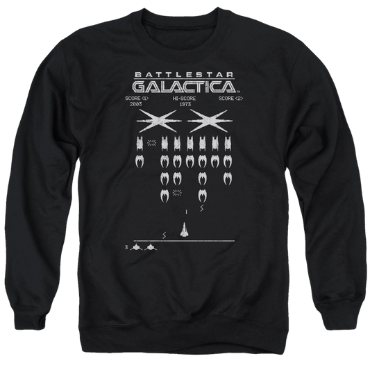 Battlestar Galactica Galactic Invaders - Men's Crewneck Sweatshirt