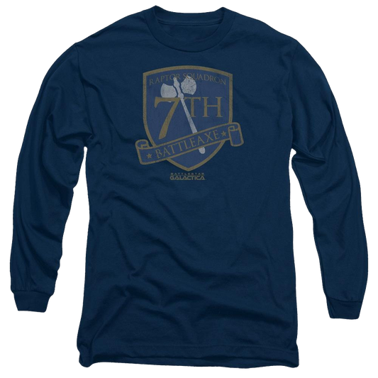 Battlestar Galactica Battleaxe Badge - Men's Long Sleeve T-Shirt
