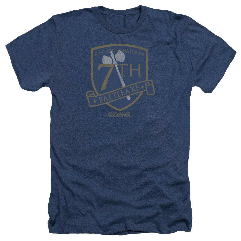 Battlestar Galactica Battleaxe Badge - Men's Heather T-Shirt