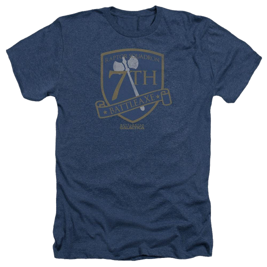 Battlestar Galactica Battleaxe Badge - Men's Heather T-Shirt