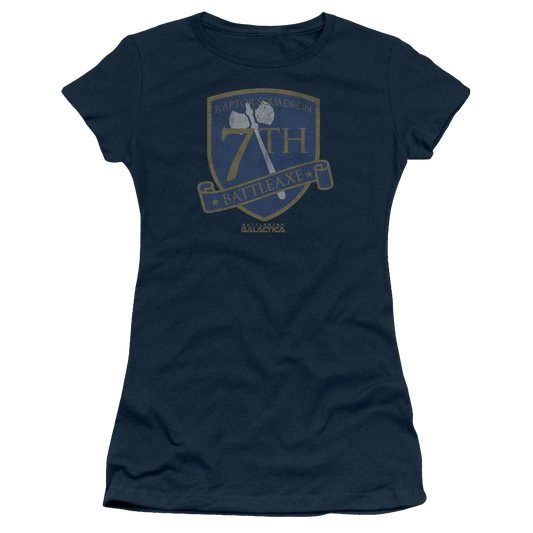 Battlestar Galactica Battleaxe Badge - Juniors T-Shirt