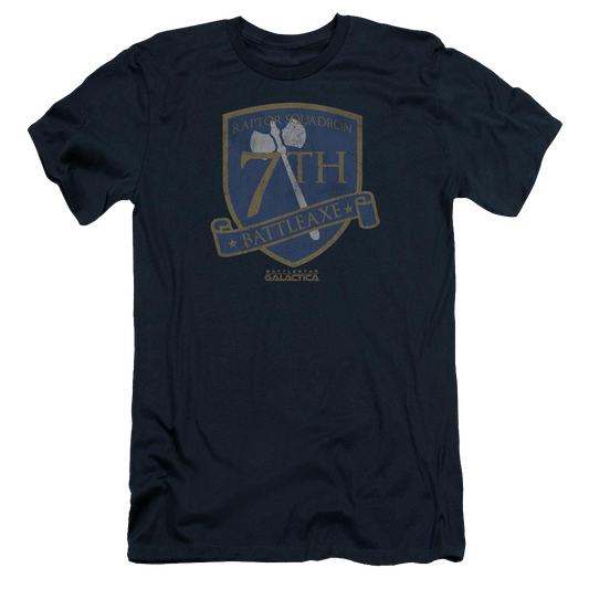 Battlestar Galactica Battleaxe Badge - Men's Slim Fit T-Shirt