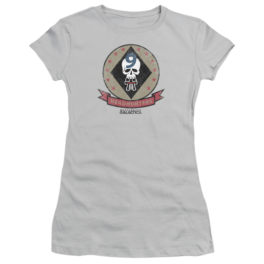 Battlestar Galactica Headhunters Badge - Juniors T-Shirt