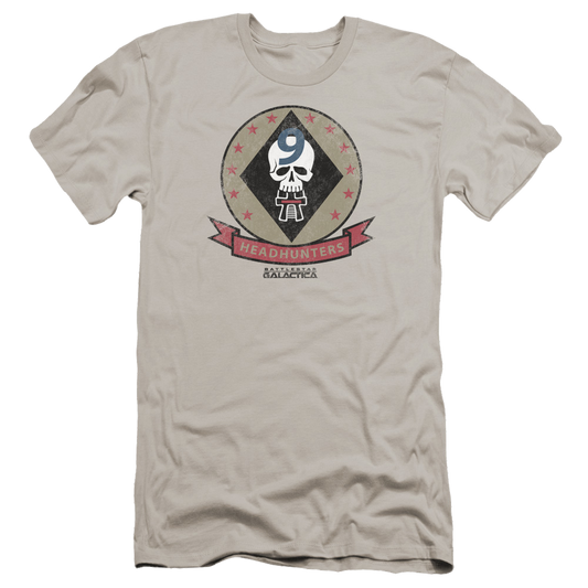 Battlestar Galactica Headhunters Badge - Men's Premium Slim Fit T-Shirt