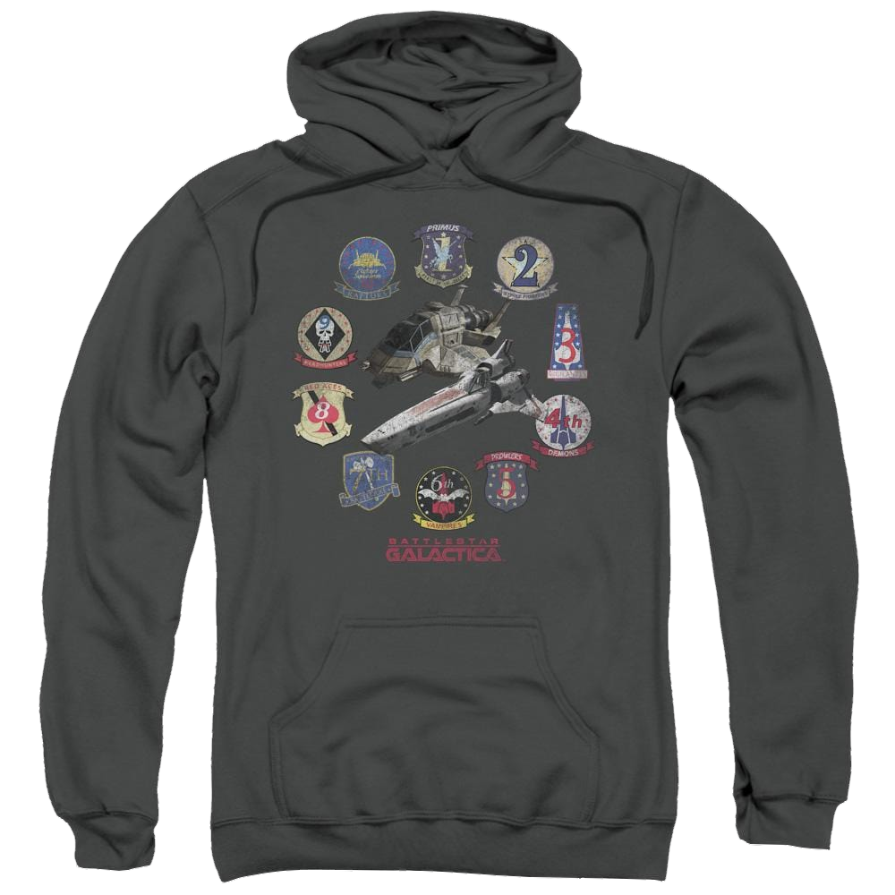 Battlestar Galactica Badges - Pullover Hoodie