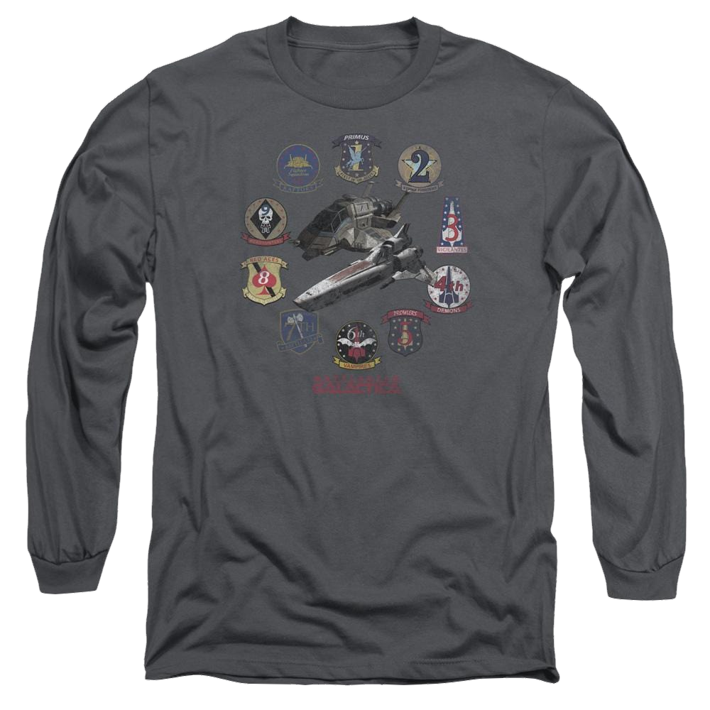 Battlestar Galactica Badges - Men's Long Sleeve T-Shirt