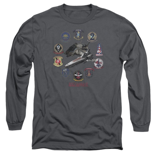 Battlestar Galactica Badges - Men's Long Sleeve T-Shirt
