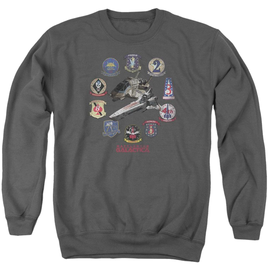 Battlestar Galactica Badges - Men's Crewneck Sweatshirt
