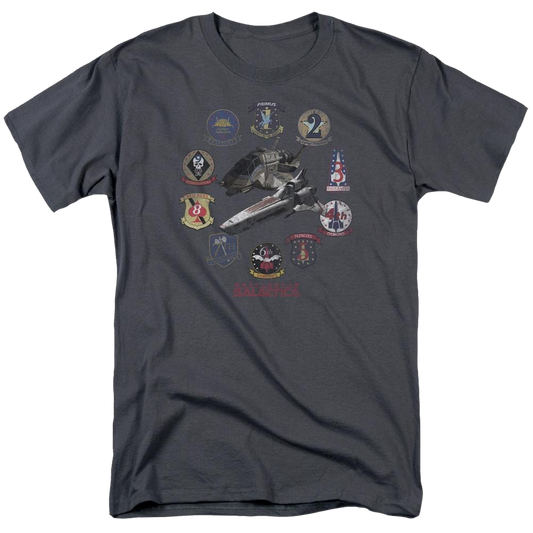 Battlestar Galactica Badges - Men's Regular Fit T-Shirt