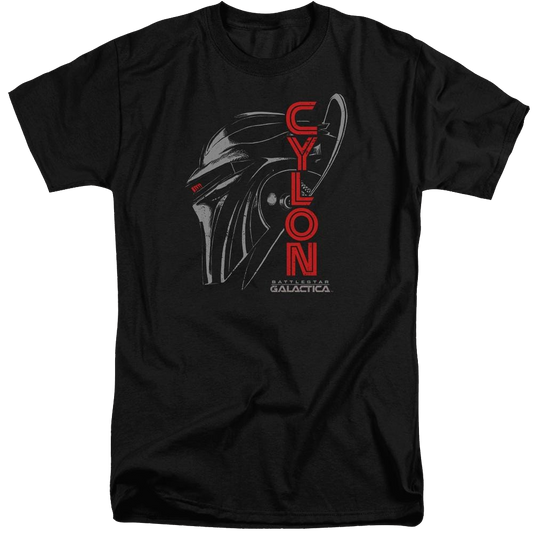 Battlestar Galactica Cylon Face - Men's Tall Fit T-Shirt