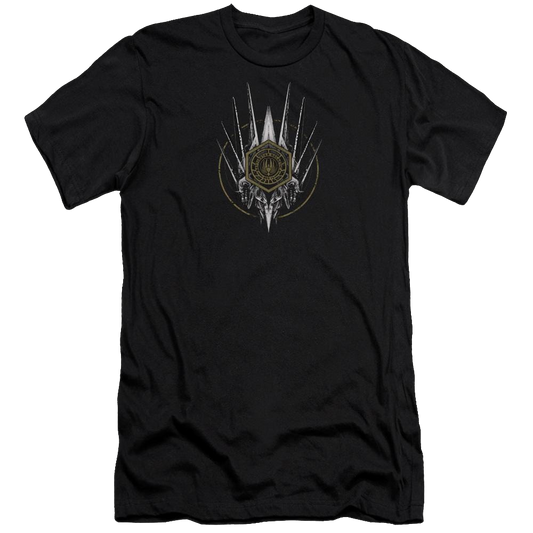Battlestar Galactica Crest Of Ships - Men's Premium Slim Fit T-Shirt