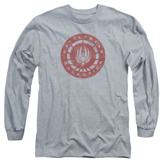 Battlestar Galactica Eroded Logo - Men's Long Sleeve T-Shirt