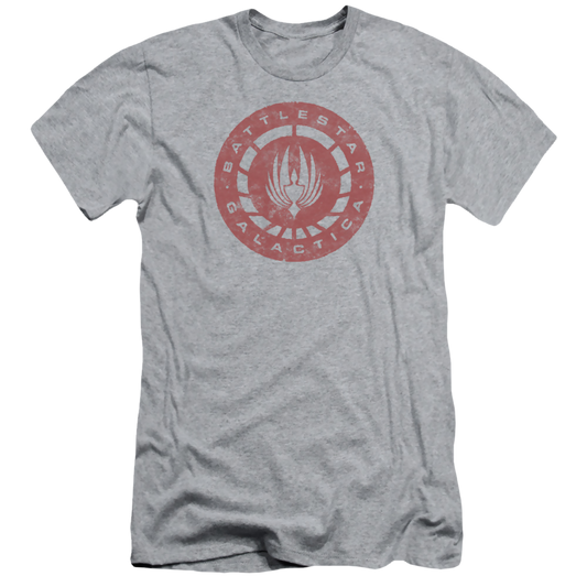 Battlestar Galactica Eroded Logo - Men's Slim Fit T-Shirt