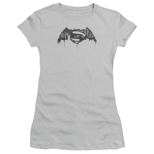 Batman v Superman Cityscape Logo - Juniors T-Shirt Style002