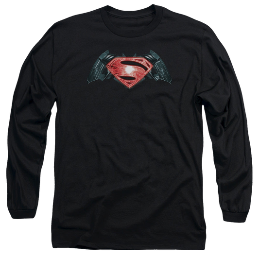 Batman v Superman Industrial Logo - Men's Long Sleeve T-Shirt