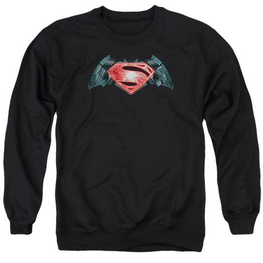 Batman v Superman Industrial Logo - Men's Crewneck Sweatshirt Style001