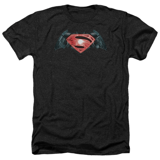 Batman v Superman Industrial Logo - Men's Heather T-Shirt