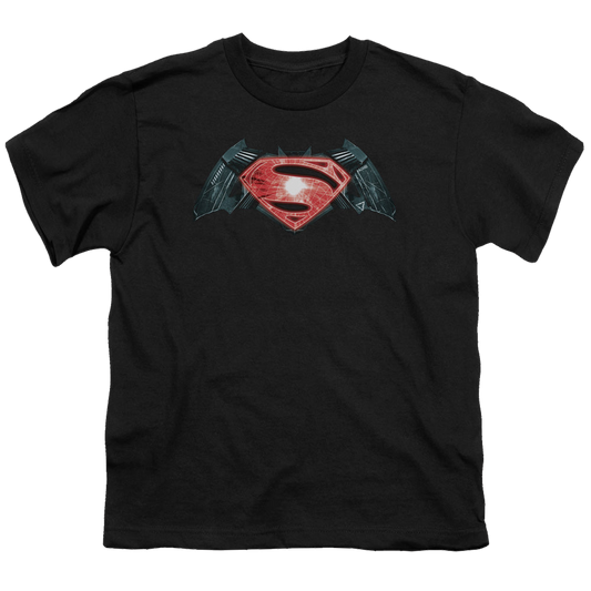 Batman v Superman Industrial Logo - Youth T-Shirt
