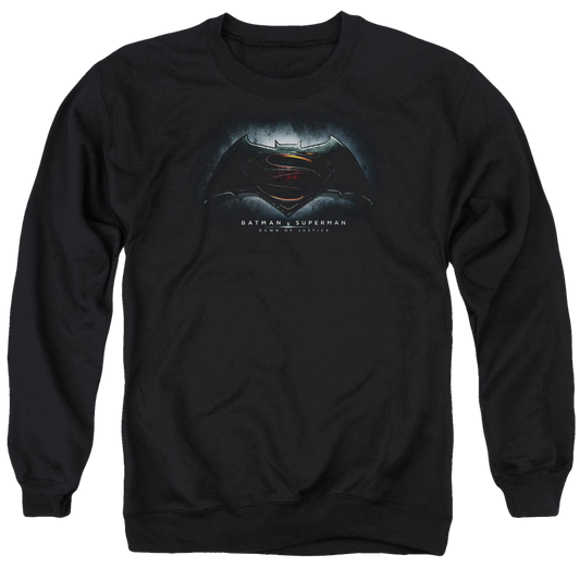 Batman v Superman Logo - Men's Crewneck Sweatshirt Style003