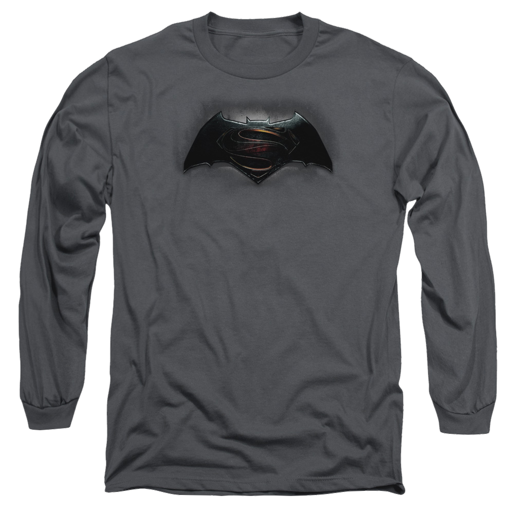 Batman v Superman Logo - Men's Long Sleeve T-Shirt Style007
