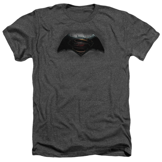 Batman v Superman Logo - Men's Heather T-Shirt Style002