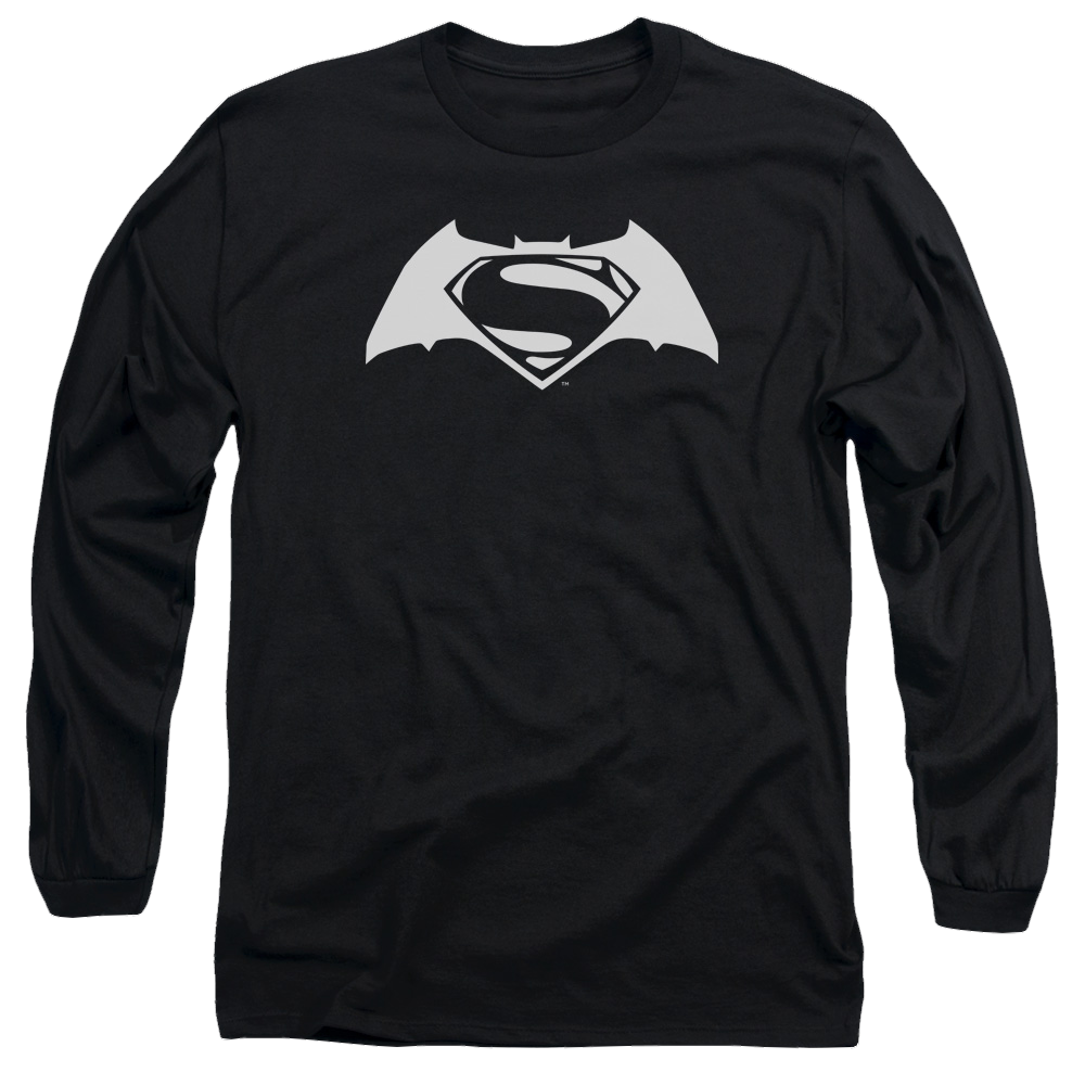 Batman v Superman Simple Logo - Men's Long Sleeve T-Shirt Style005