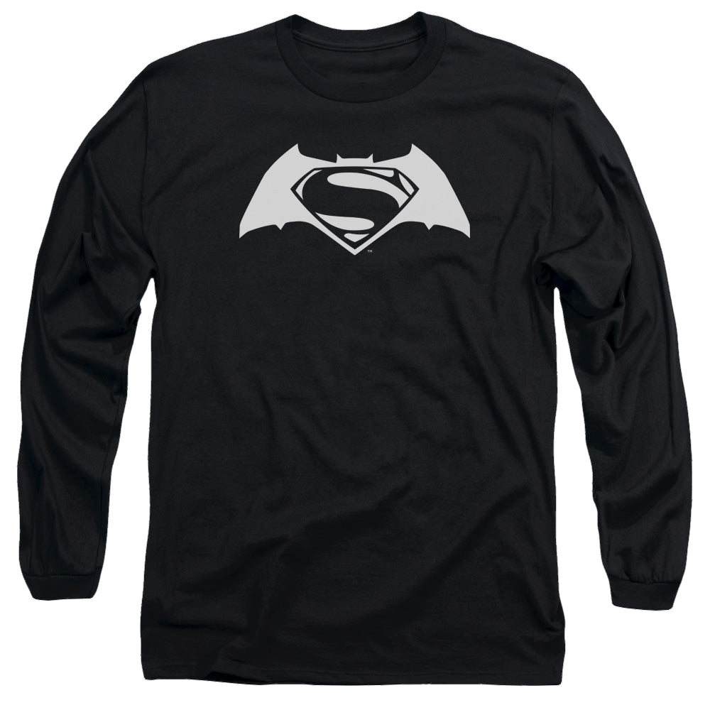 Batman v Superman Simple Logo - Men's Long Sleeve T-Shirt Style002
