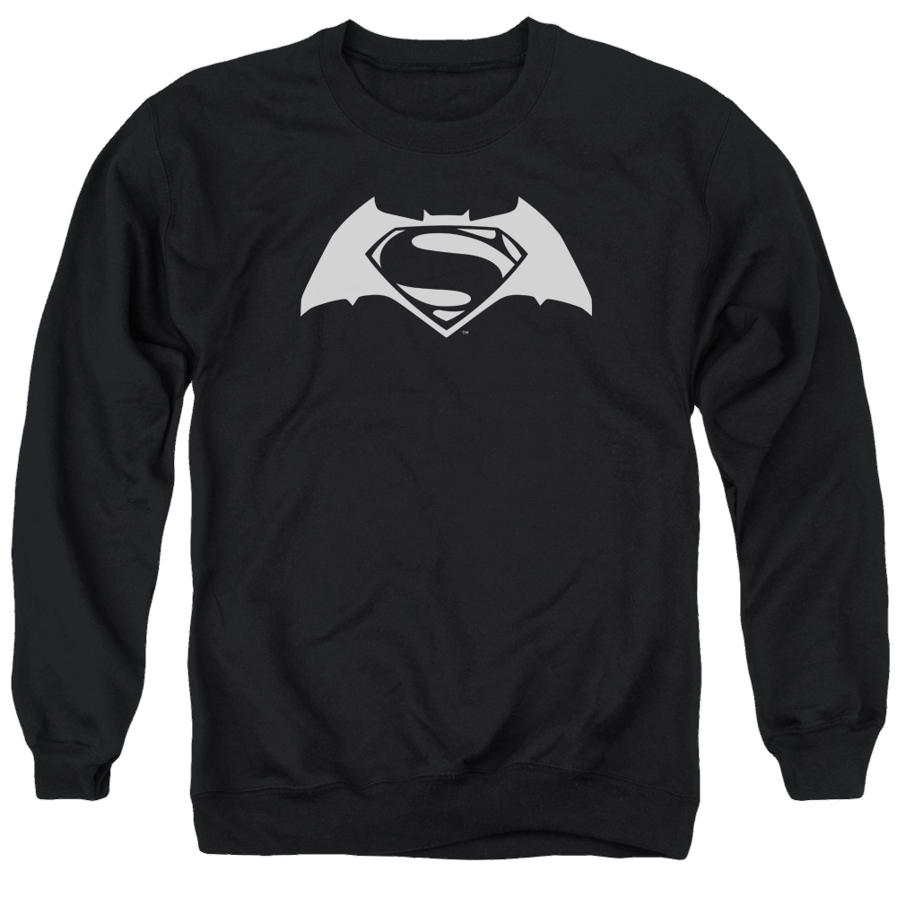 Batman v Superman Simple Logo - Men's Crewneck Sweatshirt Style005