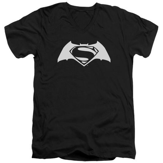 Batman v Superman Simple Logo - Men's V-Neck T-Shirt Style005