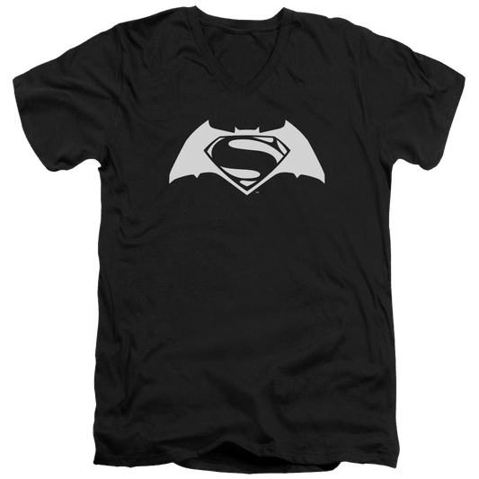Batman v Superman Simple Logo - Men's V-Neck T-Shirt Style002