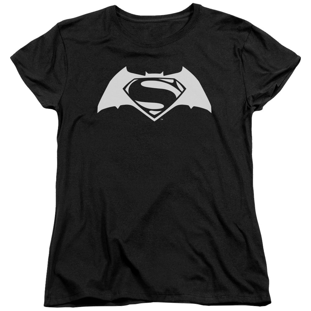Batman v Superman Simple Logo - Women's T-Shirt Style005