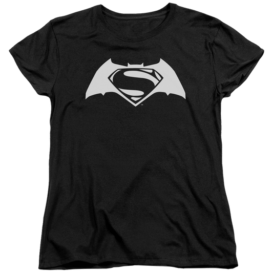 Batman v Superman Simple Logo - Women's T-Shirt Style005