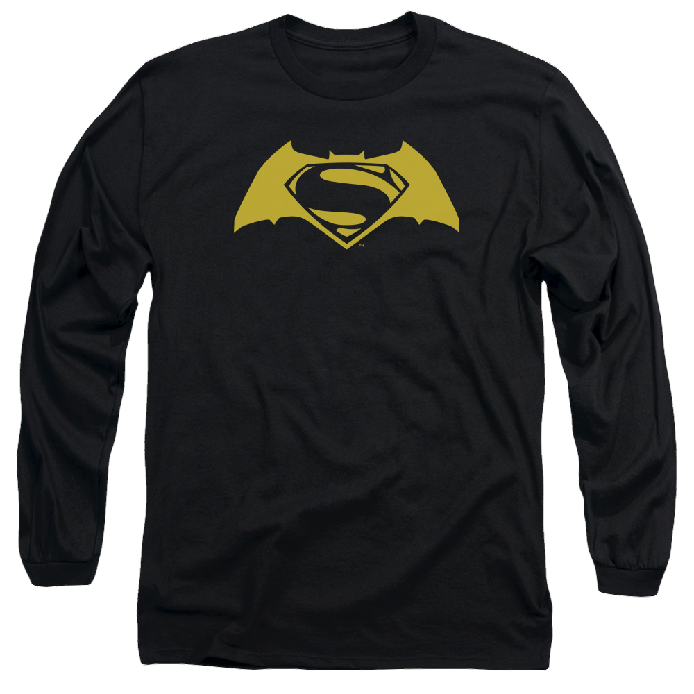 Batman v Superman Simple Logo - Men's Long Sleeve T-Shirt Style004