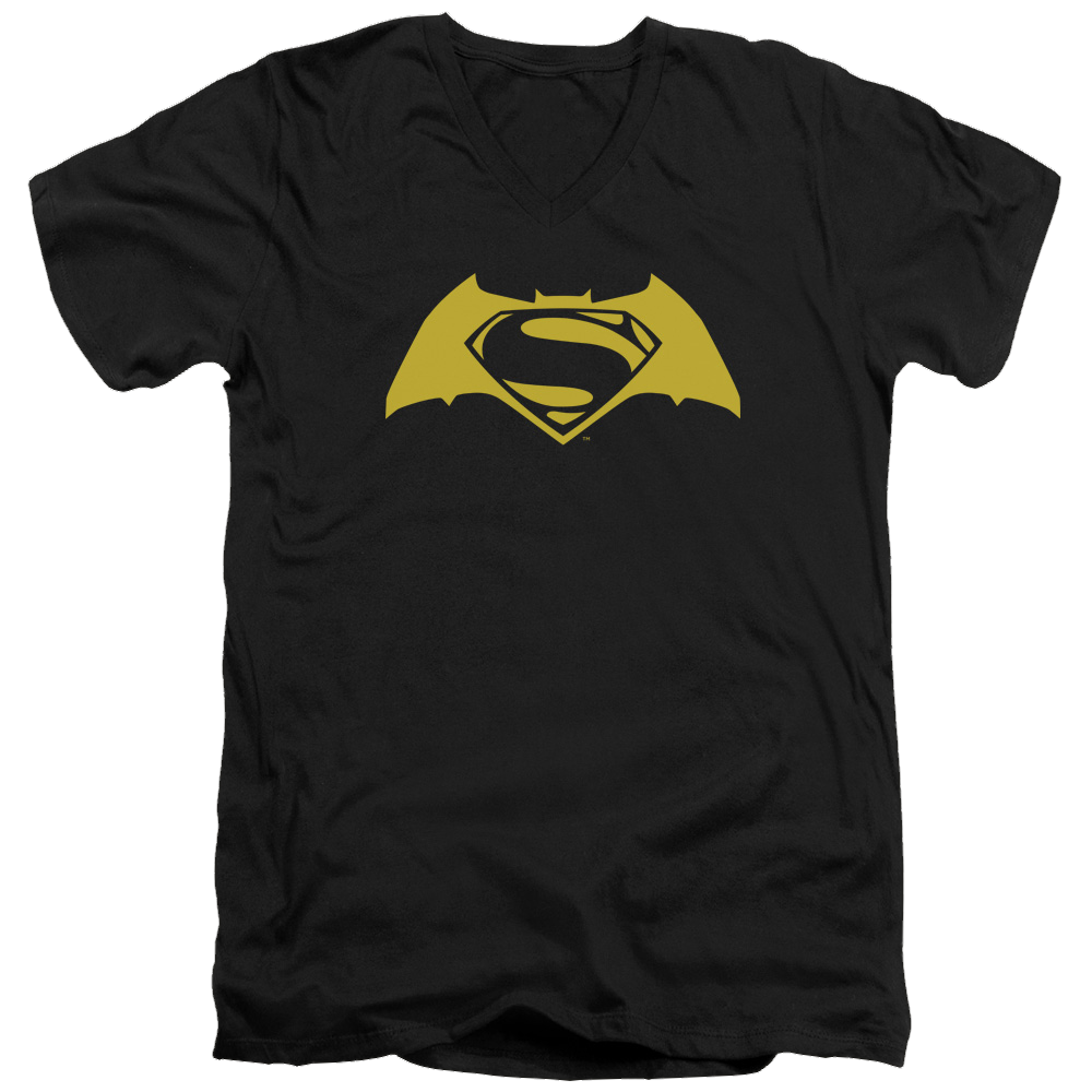 Batman v Superman Simple Logo - Men's V-Neck T-Shirt Style004