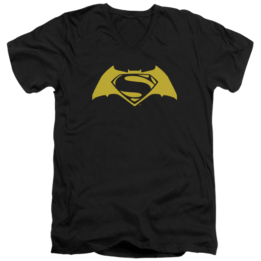 Batman v Superman Simple Logo - Men's V-Neck T-Shirt Style001