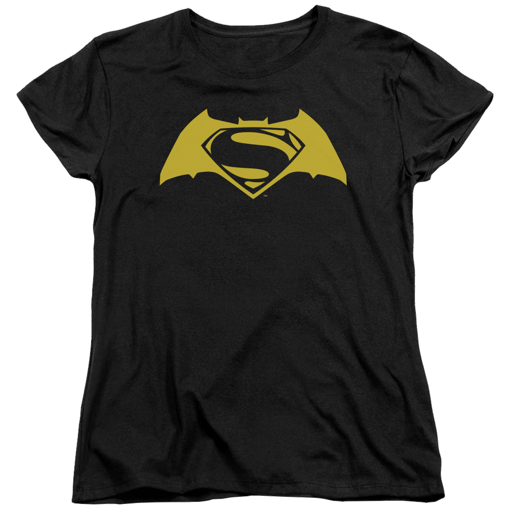 Batman v Superman Simple Logo - Women's T-Shirt Style004