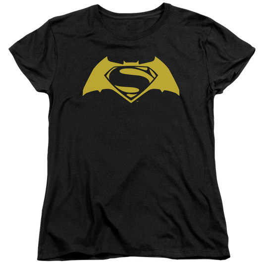 Batman v Superman Simple Logo - Women's T-Shirt Style004