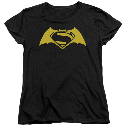 Batman v Superman Simple Logo - Women's T-Shirt Style001