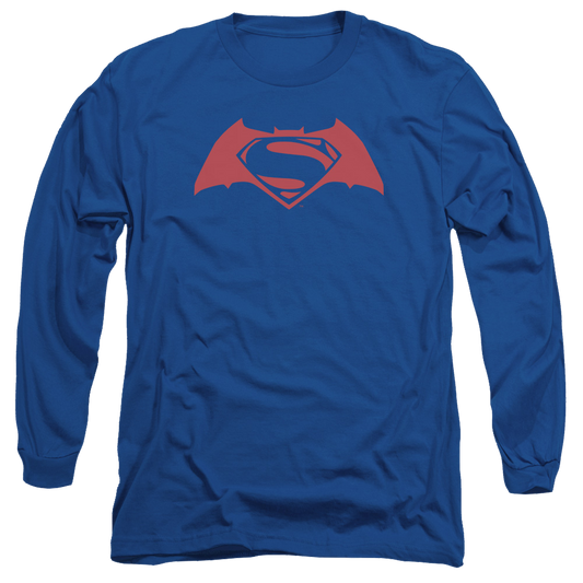 Batman v Superman Simple Logo - Men's Long Sleeve T-Shirt Style006