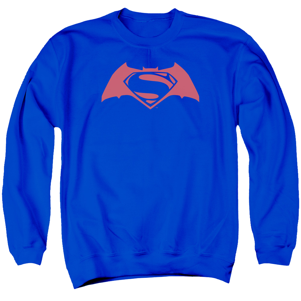 Batman v Superman Simple Logo - Men's Crewneck Sweatshirt Style006