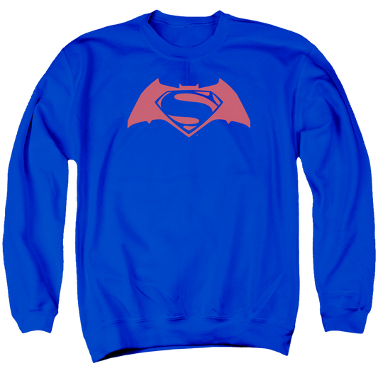 Batman v Superman Simple Logo - Men's Crewneck Sweatshirt Style006