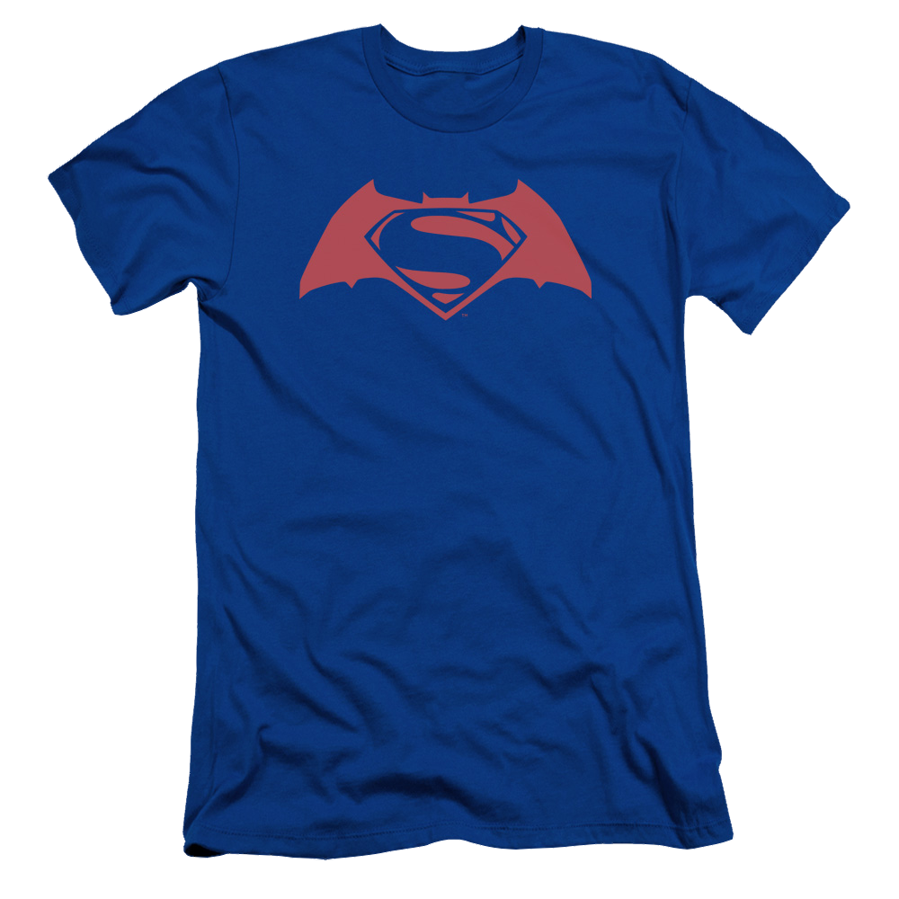 Batman v Superman Simple Logo - Men's Slim Fit T-Shirt Style002