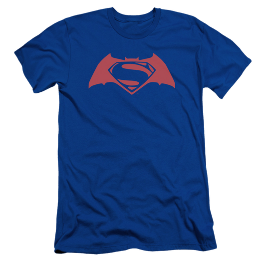Batman v Superman Simple Logo - Men's Slim Fit T-Shirt Style002