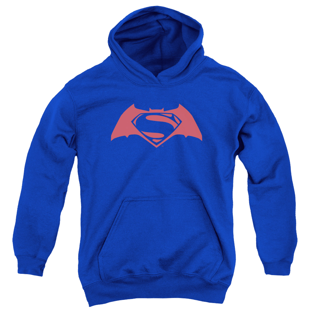 Batman v Superman Simple Logo - Youth Hoodie Style006