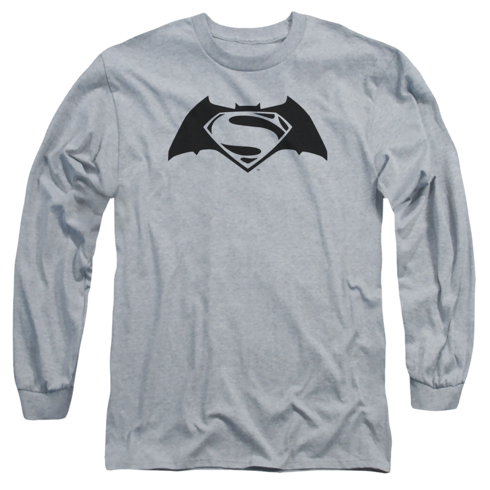Batman v Superman Simple Logo - Men's Long Sleeve T-Shirt
