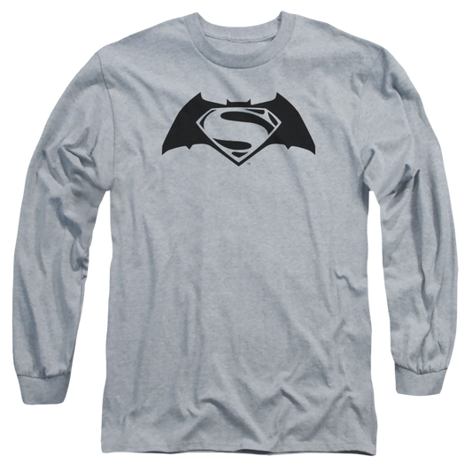 Batman v Superman Simple Logo - Men's Long Sleeve T-Shirt