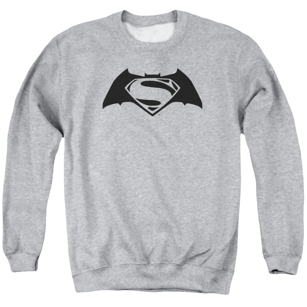 Batman v Superman Simple Logo - Men's Crewneck Sweatshirt Style003