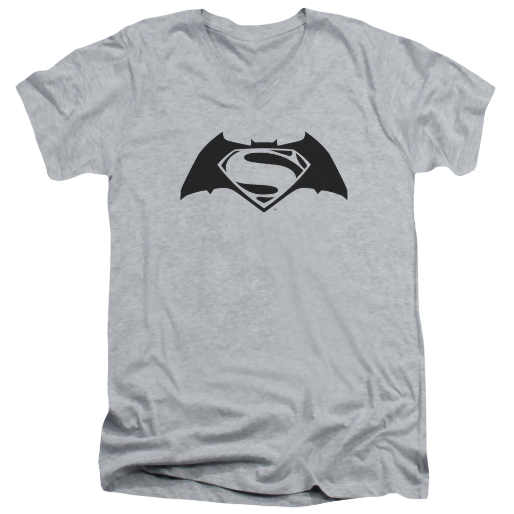 Batman v Superman Simple Logo - Men's V-Neck T-Shirt Style003