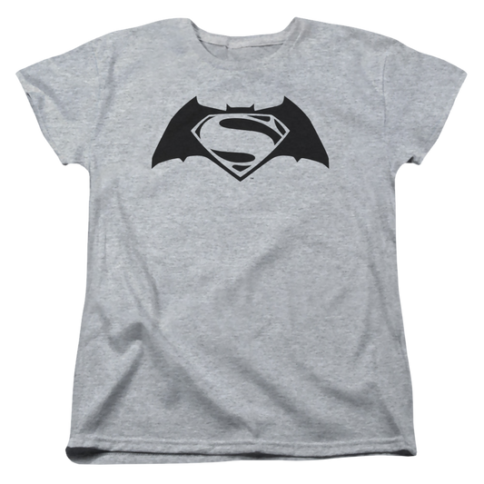 Batman v Superman Simple Logo - Women's T-Shirt Style003